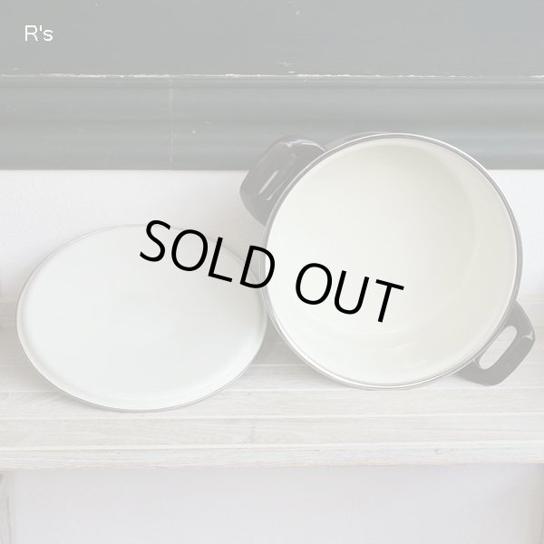 画像5: 荒川金属工業　マルビシ　カラーホーローウェア　22ｃｍソースポット　両手鍋　バルーン　グリーン　未使用品　箱付き（KK5257)