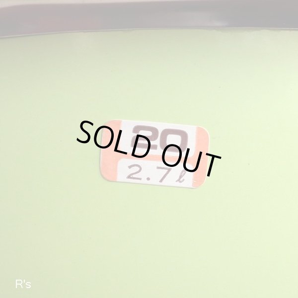 画像4: 荒川金属工業　マルビシ　カラーホーローウェア　20ｃｍソースポット　両手鍋　フローリー　グリーン　未使用品　箱付き（KK5256)