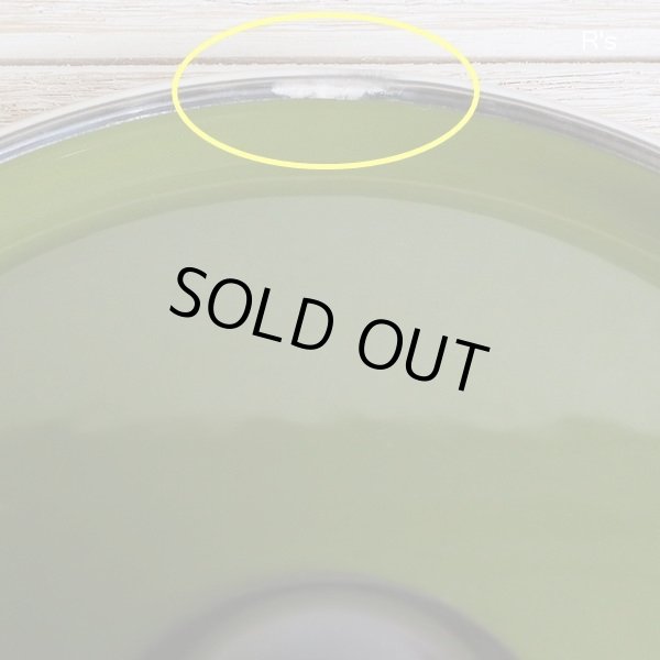 画像8: 荒川金属工業　マルビシ　カラーホーローウェア　20ｃｍソースポット　両手鍋　フローリー　グリーン　未使用品　箱付き（KK5256)