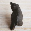 画像5: 木彫りの子熊　クマの置物　ユーズド品（ｖ5273）