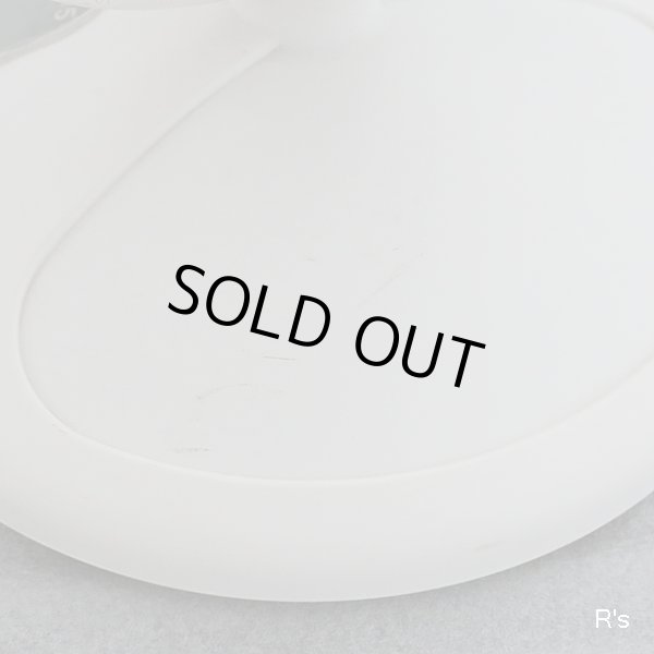 画像5: 回る地球儀時計　レトロ　置時計　白　ユーズド品（店5274）