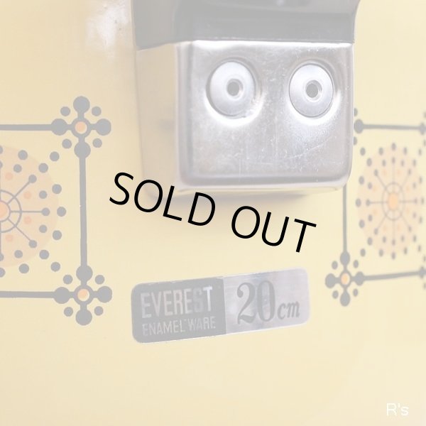 画像3: エベレスト　エナメルウェア　ホーロー両手鍋　20ｃｍ　蓋ガラス　イエロー　未使用品