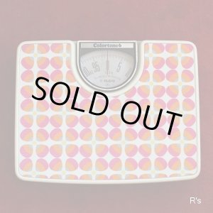 画像: クボタ レトロ ヘルスメーター Colortone6 花柄 ユーズド品(店5377)
