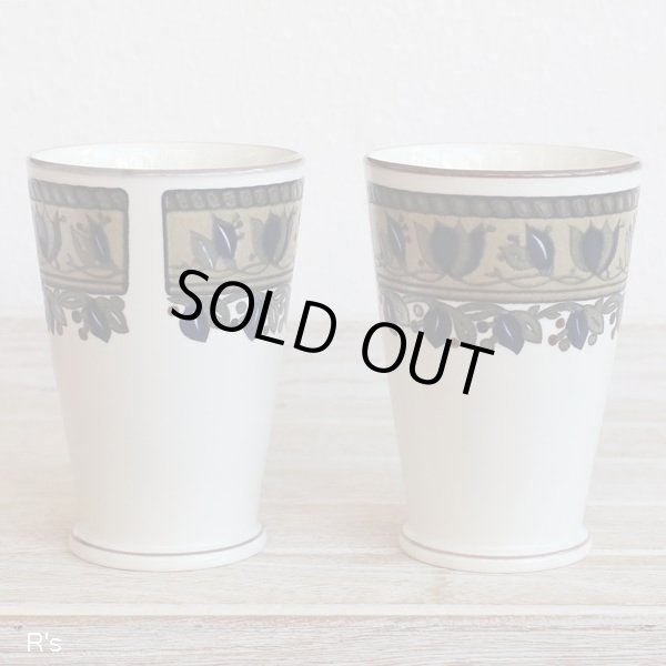 画像7: MIKASA　ミカサ　Potter's Gallery　ペア　カレーセット　MK222　葉柄　未使用品　箱付き（MM5348）