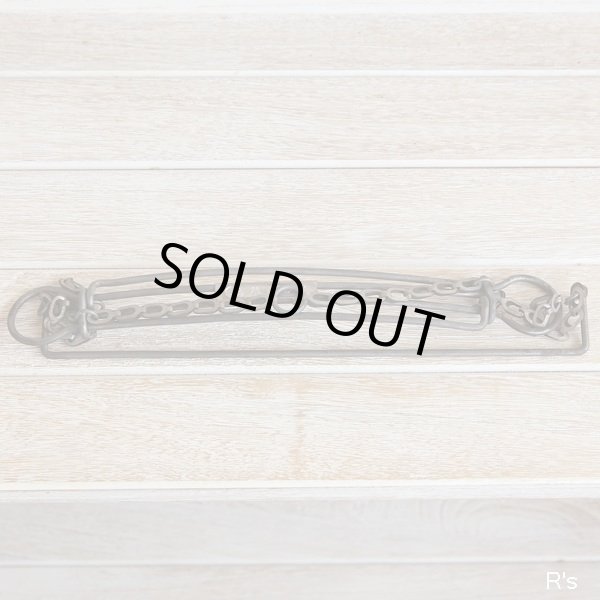 画像6: レトロ　金属製　折りたたみハンガー　シャビーシックインテリア　ユーズド品（ｄ5389）