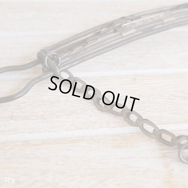 画像7: レトロ　金属製　折りたたみハンガー　シャビーシックインテリア　ユーズド品（ｄ5389）