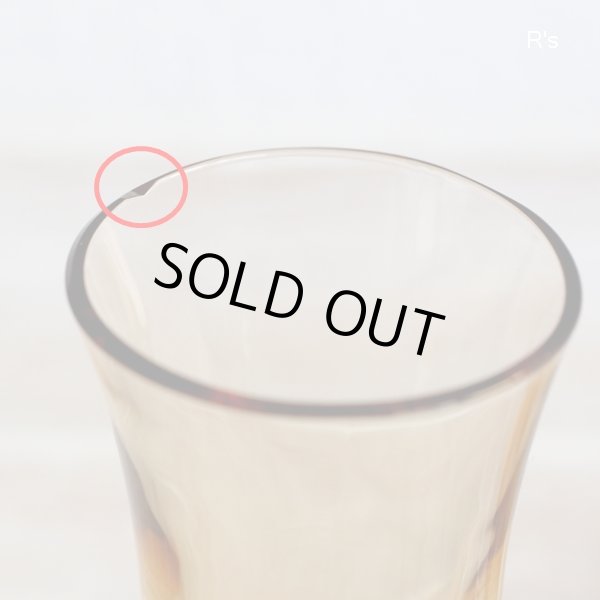 画像6: ノリタケクリスタル　ガラス　醤油差し　液体調味料入れ　大　アンバー　ユーズド美品（箱1　5412）