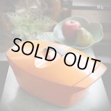 画像: Le Creuset 　ル・クルーゼ　coquelle　コケル　長方形鍋　オレンジ　展示品（店5446）