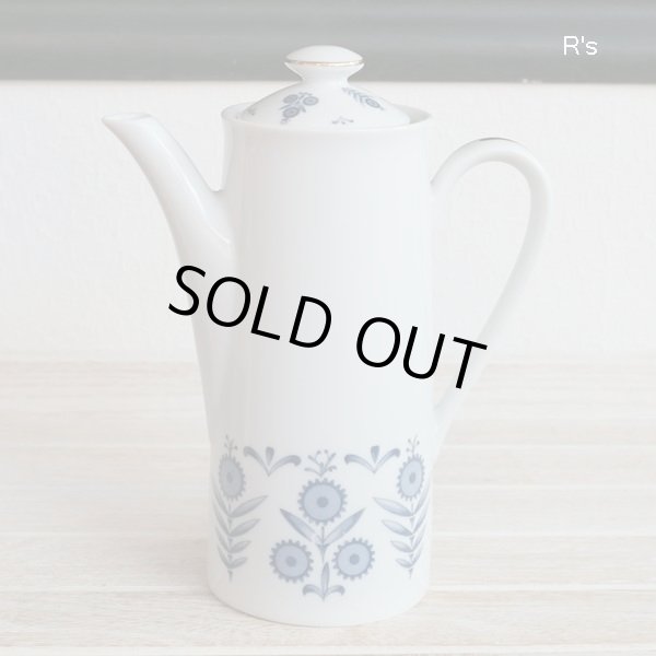 画像2: 日成陶器　趣味の百撰会　ティー・コーヒーポット　EDEN　花柄　未使用品（ほ5469）