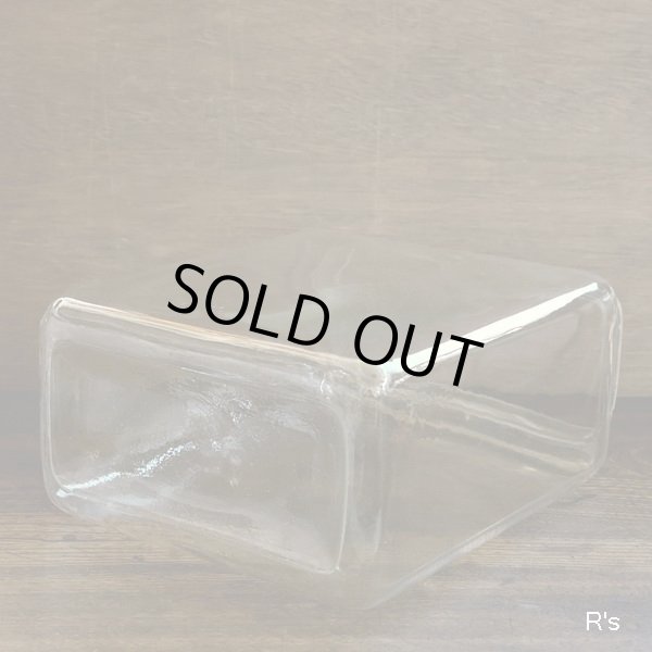 画像5: 長方形　角型ガラス瓶　アンティーク品（店5460）