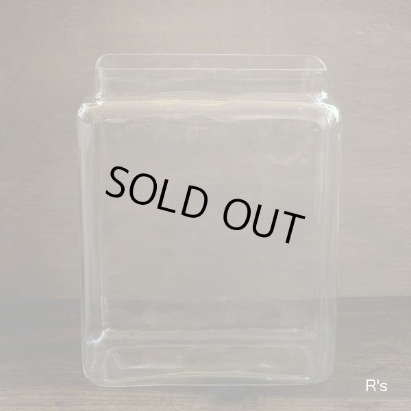 画像2: 長方形　角型ガラス瓶　アンティーク品（店5460）