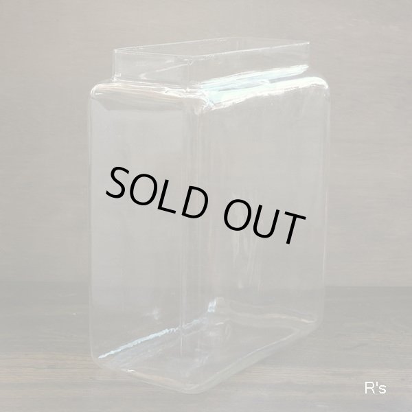 画像3: 長方形　角型ガラス瓶　アンティーク品（店5460）