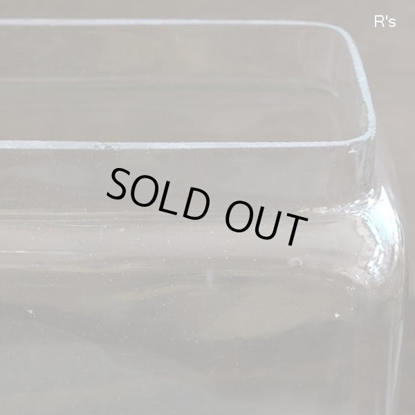 画像8: 長方形　角型ガラス瓶　アンティーク品（店5460）