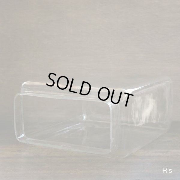 画像4: 長方形　角型ガラス瓶　アンティーク品（店5460）