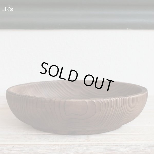 画像4: おわせ　焼桐　菓子器　木製鉢　展示品（NN5482）