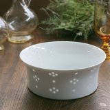 画像: HAKUSAN　白山陶器　ほたる星華　透かし　18ｃｍボウル　盛鉢　未使用品（メ5495）