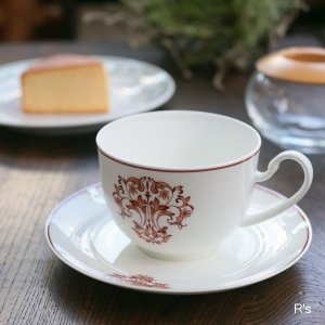 画像: ノリタケ　studio　collection　スタジオコレクション　カップ＆ソーサー　ピンク　明治生命　創業100年　未使用品（ｚ5513）