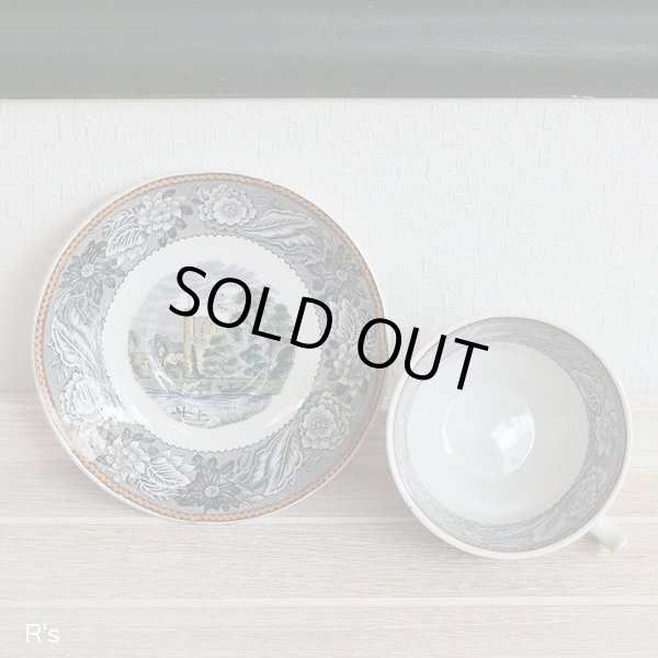 画像6: イギリス　WOOD＆SONS　カップ＆ソーサー　WOODLAND　アンティーク品（オ5521）