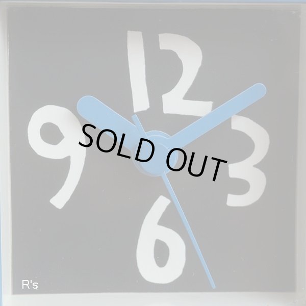 画像3: HIBINO　SPECIAL　日比野克彦デザイン　オルゴール付き置き時計　青　ユーズド品（店5535）