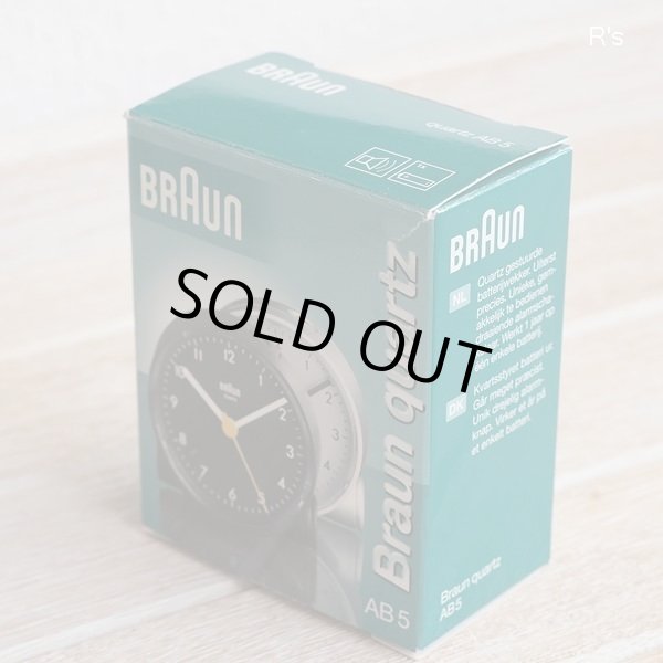 画像9: Braun　ブラウン　アラームクロック　AB5　黒　コンパクトクロック　未使用品　箱付き　使用説明書付き（サ5585）