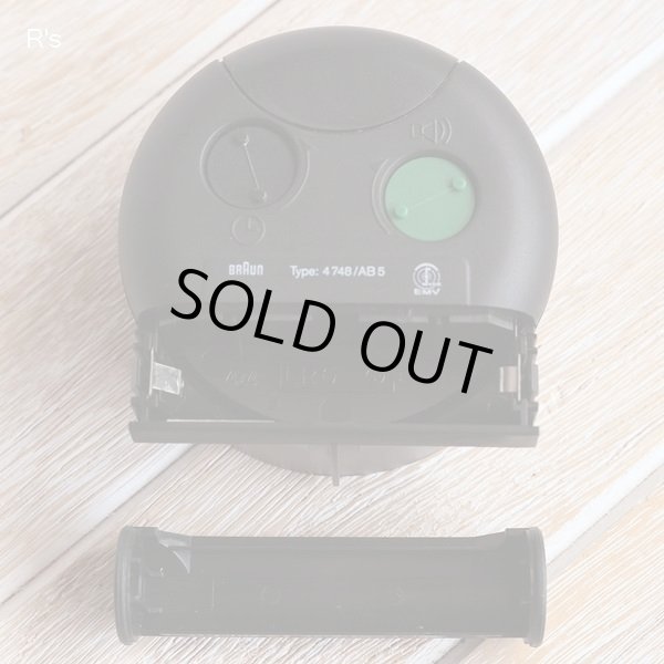 画像5: Braun　ブラウン　アラームクロック　AB5　黒　コンパクトクロック　未使用品　箱付き　使用説明書付き（サ5585）