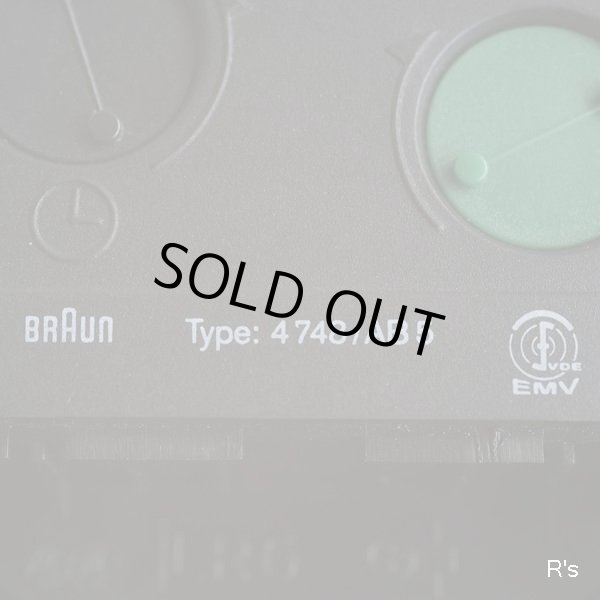 画像6: Braun　ブラウン　アラームクロック　AB5　黒　コンパクトクロック　未使用品　箱付き　使用説明書付き（サ5585）