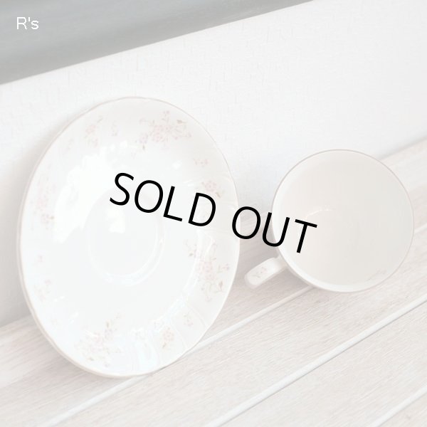 画像4: ノリタケ　CRAFTONE　カップ＆ソーサー　花柄　未使用品（P5608）