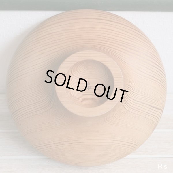 画像6: クラフト・アリオカ　讃岐特産　肥松菓子鉢　未使用品　共箱付き（キ5627）