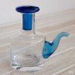 画像3: ノリタケクリスタル　ガラス　醤油差し　液体調味料入れ　小　ブルー　ユーズド美品（ホ5634）