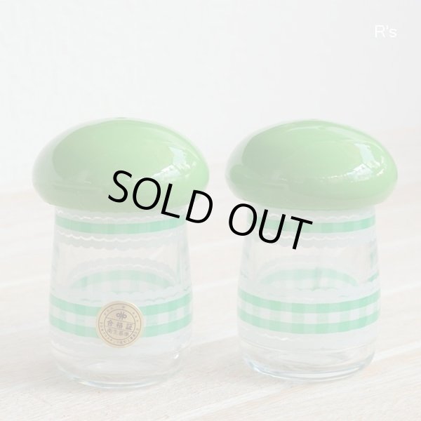 画像6: KATAGI　片木化成　No.219　シャルマンセット　テーブルカスターセット　グリーン　未使用品　箱付き（棚5646）