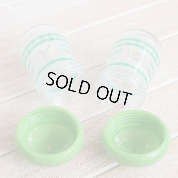 画像7: KATAGI　片木化成　No.219　シャルマンセット　テーブルカスターセット　グリーン　未使用品　箱付き（棚5646）