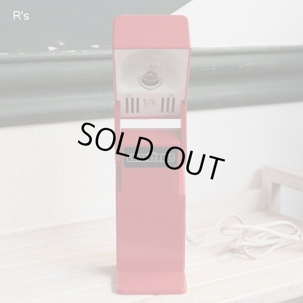 画像2: 松田ケミカル工業　MIHARA　ルームランプ　折りたたみ式小型スタンドライト　amane　赤　ユーズド品（キ5674）