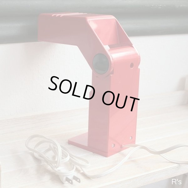 画像4: 松田ケミカル工業　MIHARA　ルームランプ　折りたたみ式小型スタンドライト　amane　赤　ユーズド品（キ5674）