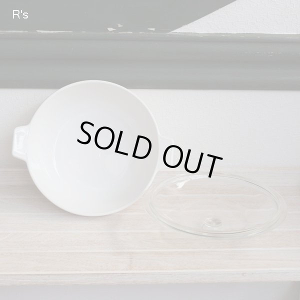 画像4: NARUMI　鳴海製陶　NEOCERAM　クックマスター　オレンジ花柄　20ｃｍ　丸型両手平鍋　未使用品　取扱説明書付き（G5678）