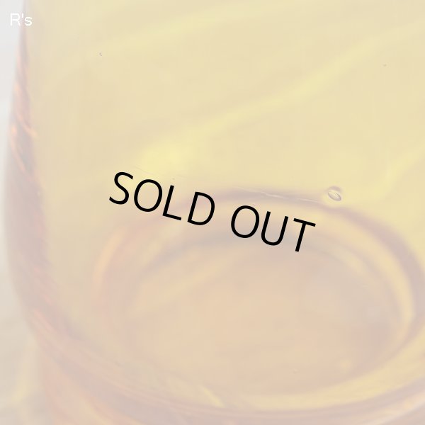 画像6: レトロ　ガラス　ウォーターピッチャー　アンバー　未使用品（箱1　5714）