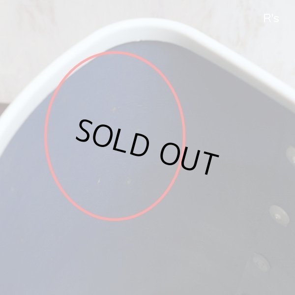 画像8: レトロ　コーナー用ダストボックス　三角ゴミ箱　オレンジ花柄　ユーズド美品（店5787）