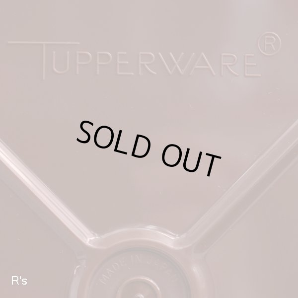 画像6: タッパーウェア　マキシデコレーター　丸型保存容器　5.8L　ブラウン　柄付き　未使用品（店4491）