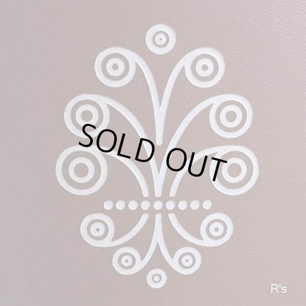 画像3: タッパーウェア　マキシデコレーター　丸型保存容器　5.8L　ブラウン　柄付き　未使用品（店4491）