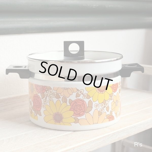 画像2: 象印マホービン　ホーロー両手鍋　18ｃｍ　シルキー　SHB-18　未使用品（凍5805）