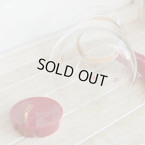 画像7: Hario　ハリオ　耐熱ガラス　ティーポット　Robin-5　小花柄　未使用品（QQ3517）