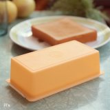 画像: タッパーウェア　バターケース　オレンジ　未使用品（冷5890）