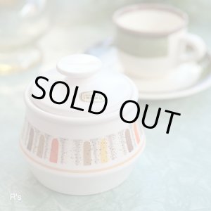 画像: ノリタケ PROGRESSION マルディグラ9019 シュガーポット 未使用品(箱10 5895)