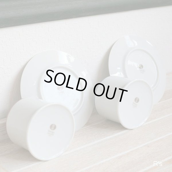 画像6: Sango　三郷陶器　ペア　カップ＆ソーサー　赤＆青ライン　未使用品（い 5893）