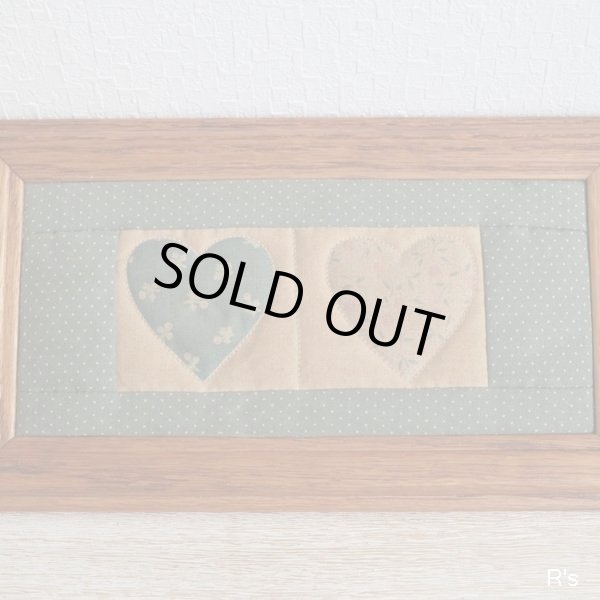 画像6: アメリカ　Tennessee　Woodcrafters　木箱　小物入れ　ハートキルト　ユーズド品 （店5907）