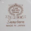 画像7: SEYEI　セーエー陶器　カップ＆ソーサー　Snow born　花　未使用品 （エ3025）