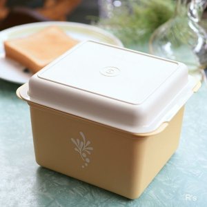画像: タッパーウェア　パンケース小　2.2L　柄付き　イエロー　未使用品（6A　6179）