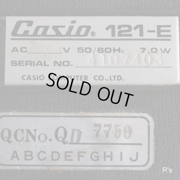 画像13: Casio　カシオ　レトロ　電卓　MODEL　121-E　ユーズド品（ア5947）