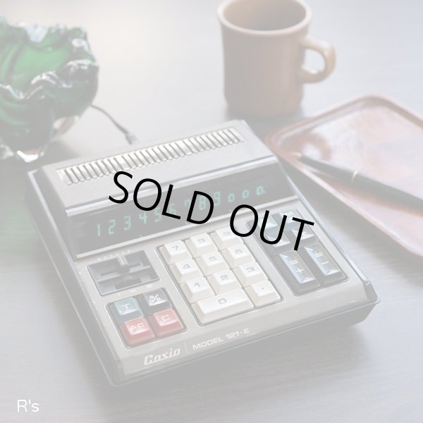 画像1: Casio　カシオ　レトロ　電卓　MODEL　121-E　ユーズド品（ア5947）