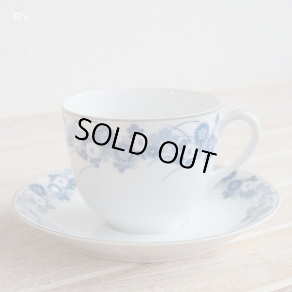 画像2: 名古屋製陶　Meito　カップ＆ソーサー　青花柄　アンティーク品　未使用品 （の2548）