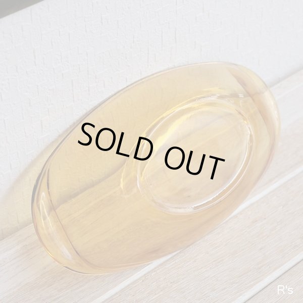 画像5: フランス　VERECO　ベレコ　ガラス　オーバルボウル　グラタン皿　アンバー　未使用品 (NN1644)